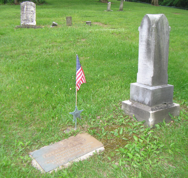 Redbank Cemetery in Genoa Township